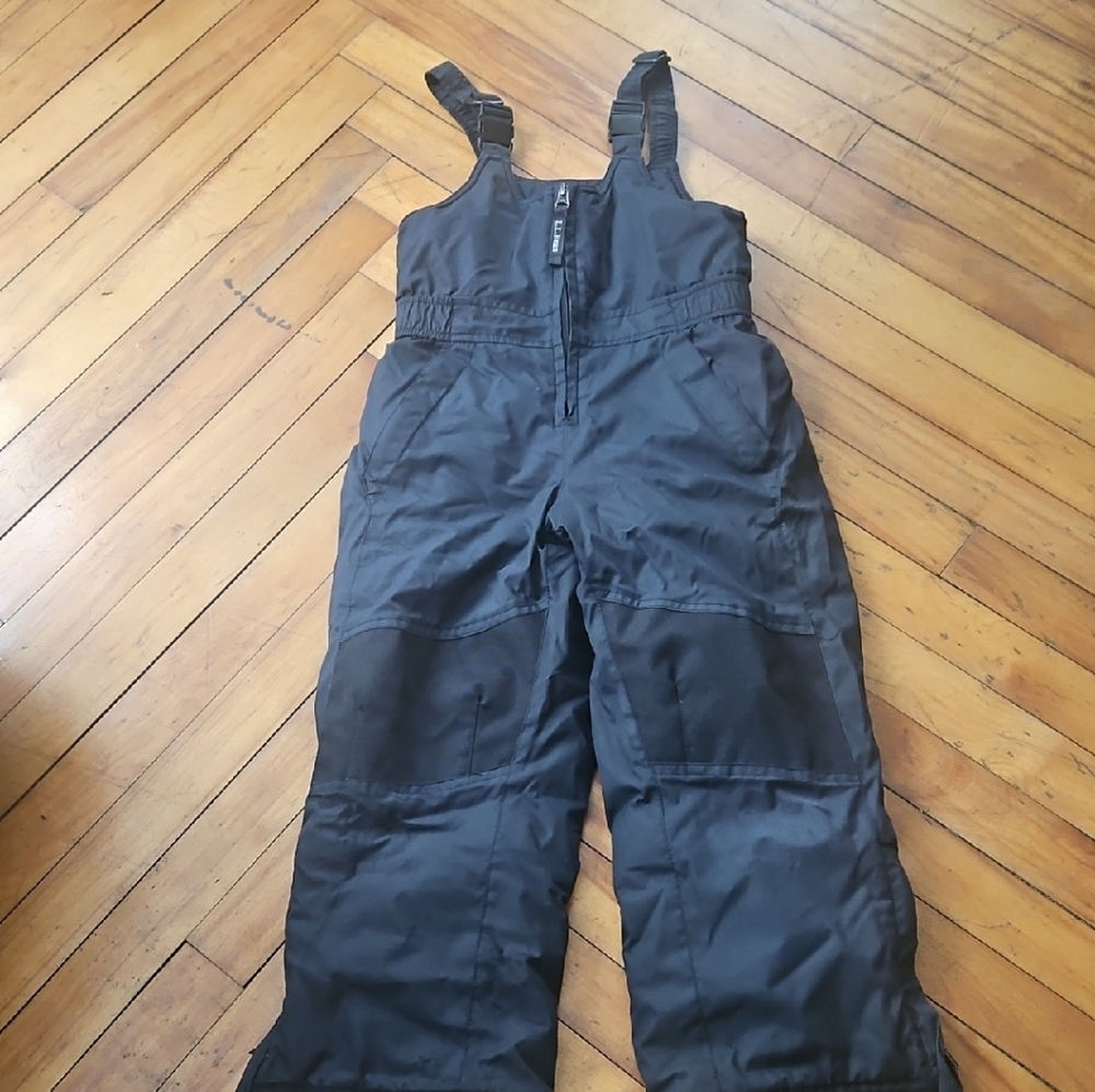 L.L. Bean Kids Black Snow Bib